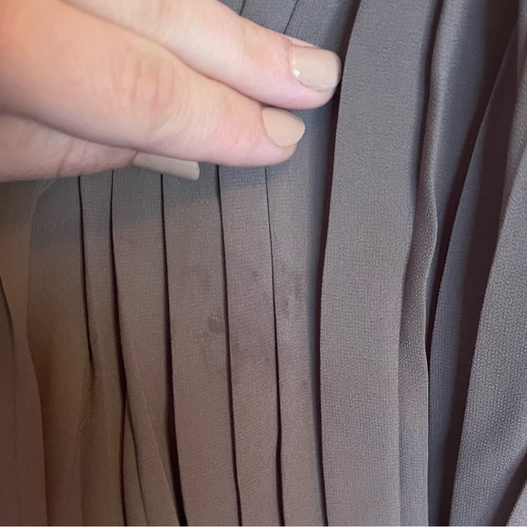 Jessica Simpson Pleated High Low Dress - size 14 - Picture 4 of 6